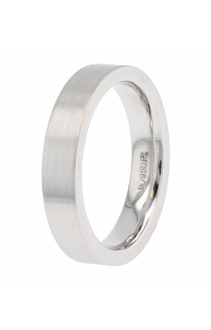 Henrich & Denzel Flat Wedding Band